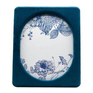 8x10 Navy Velvet Beveled Tabletop Picture Frame